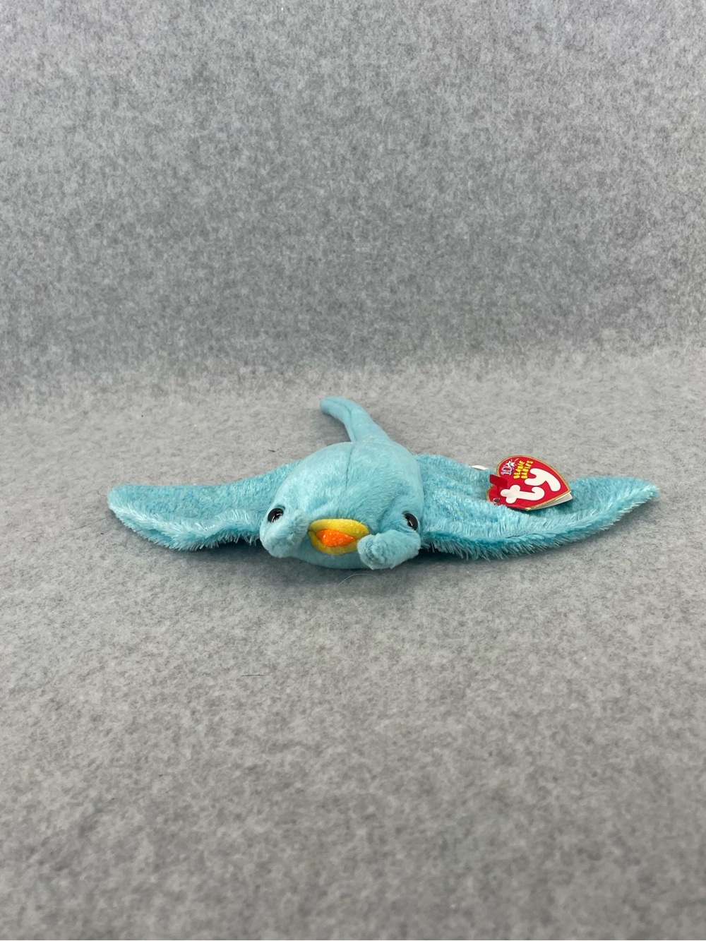 Ty Beanie Babies Baby Sunray the Blue Stingray Collectible Plush